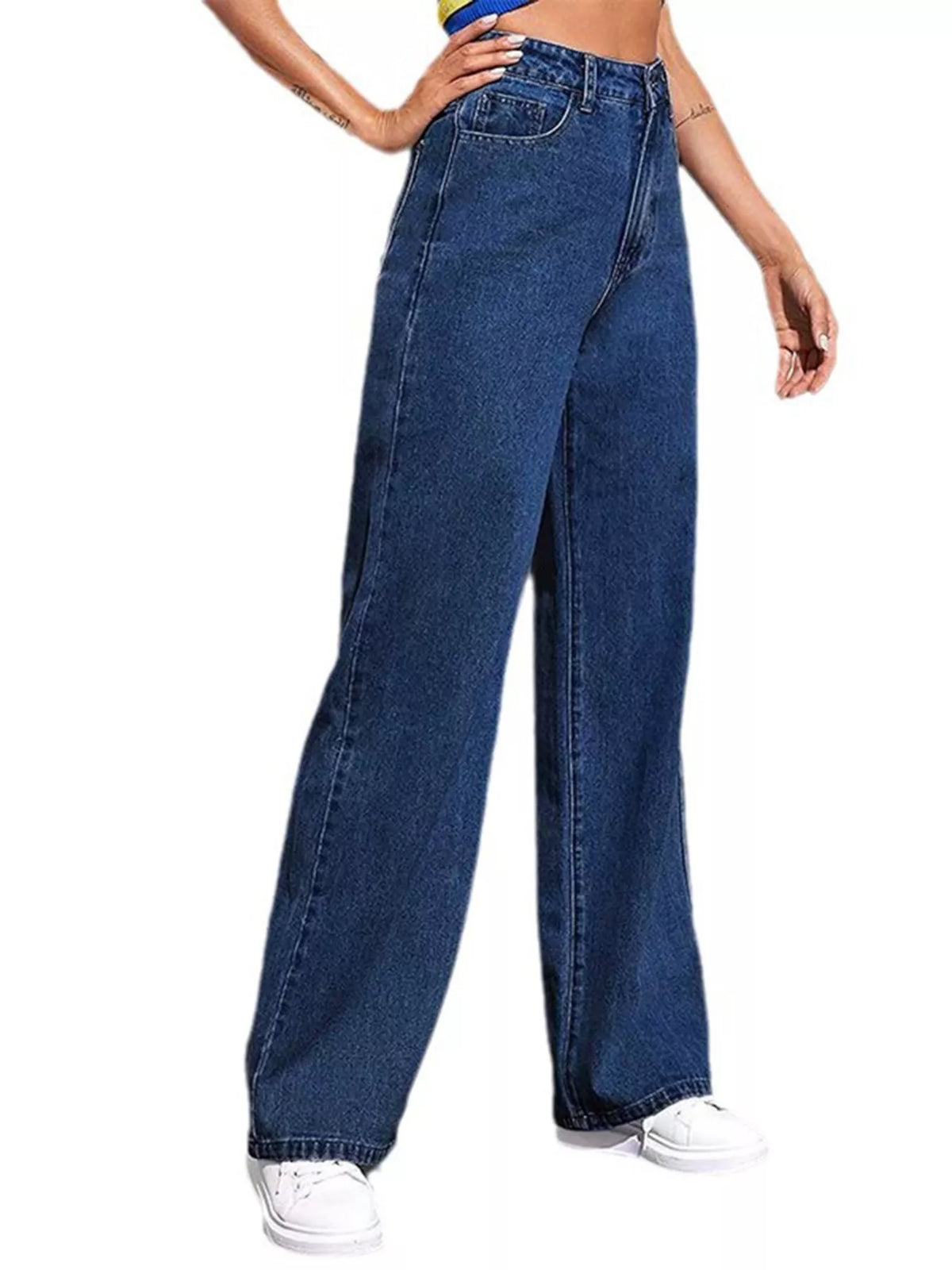 High-Waisted Wide-Leg Jeans — product view 4
