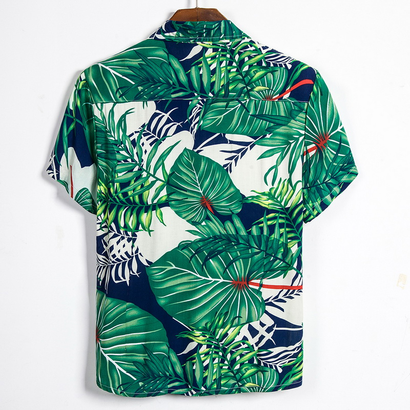 Floral Hawaiian Short-Sleeve Shirt — product view 5