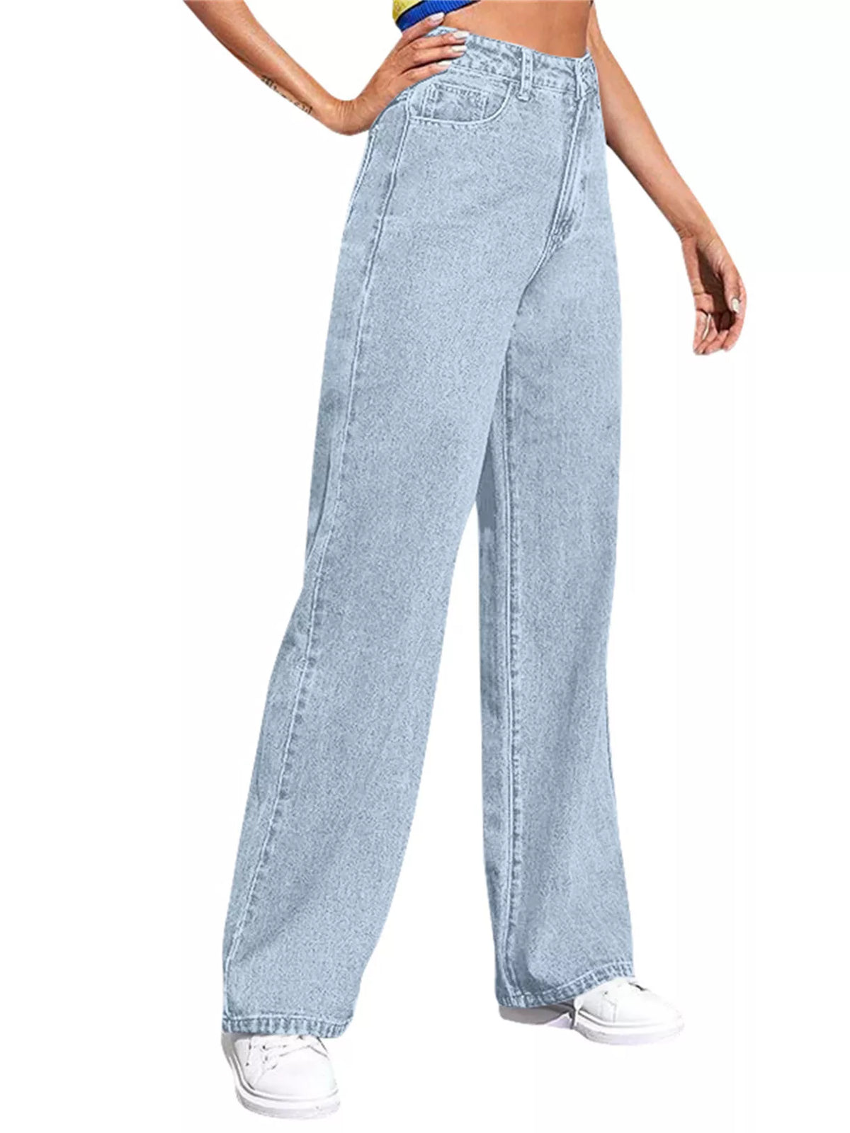 High-Waisted Wide-Leg Jeans — product view 7