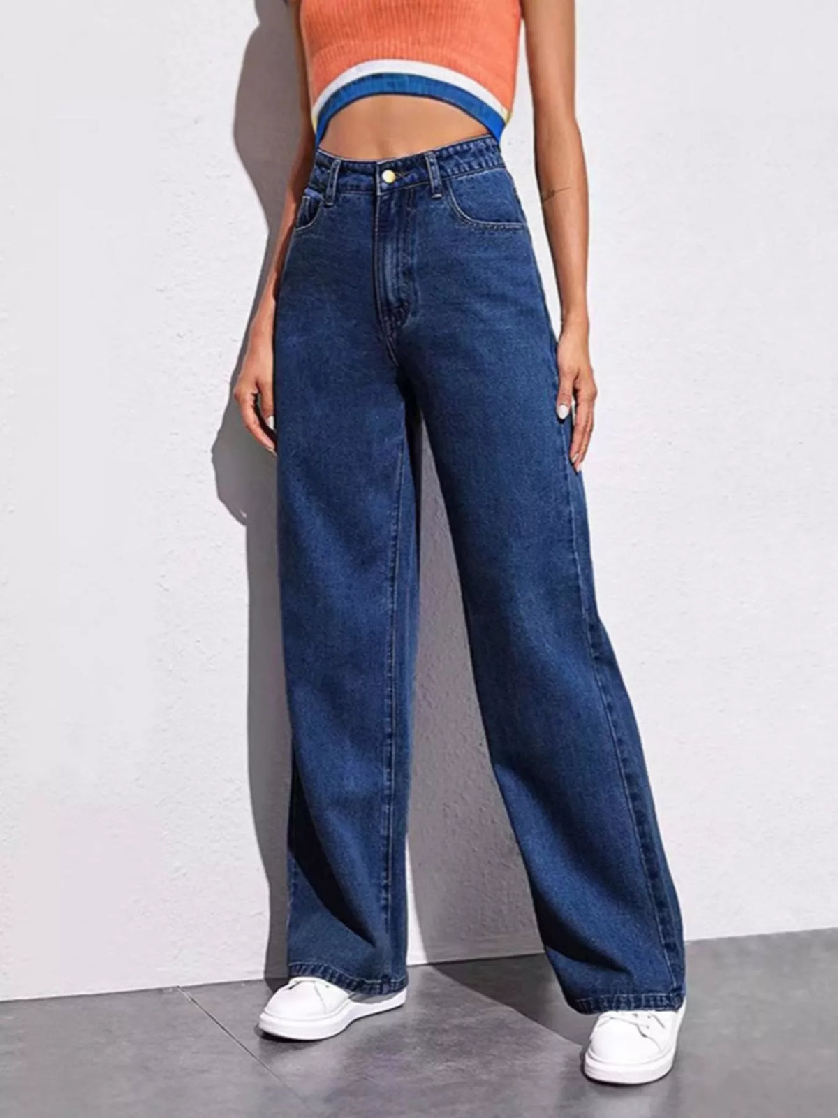 High-Waisted Wide-Leg Jeans — product view 3