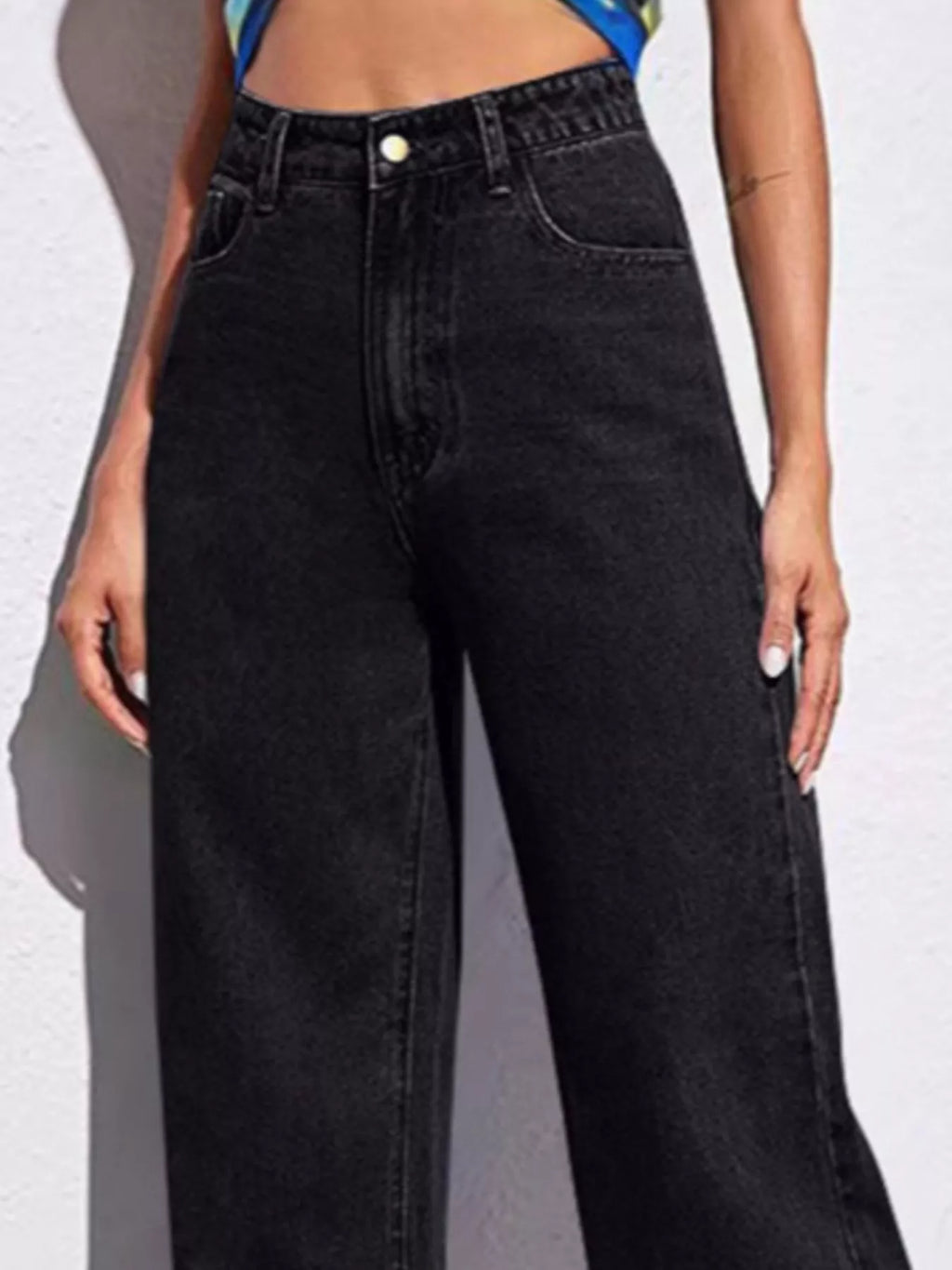 High-Waisted Wide-Leg Jeans — product view 9