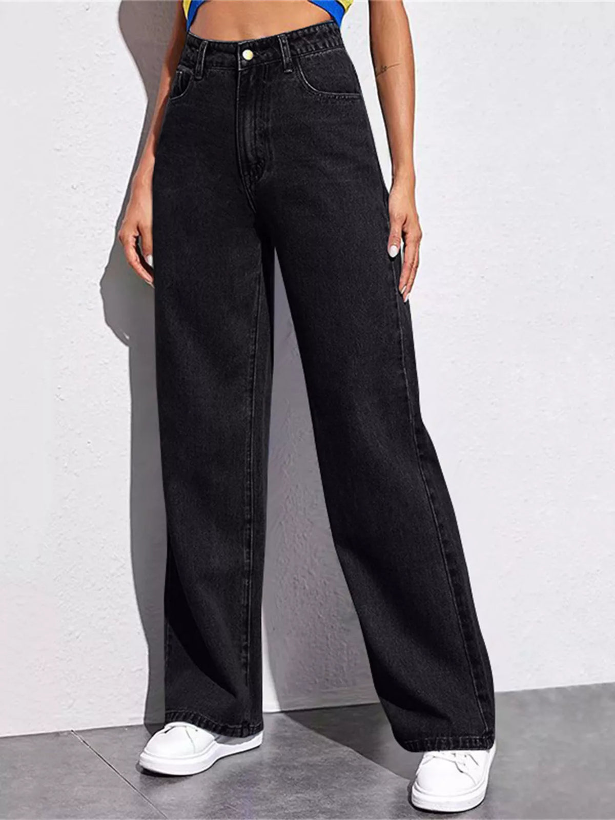 High-Waisted Wide-Leg Jeans — product view 8